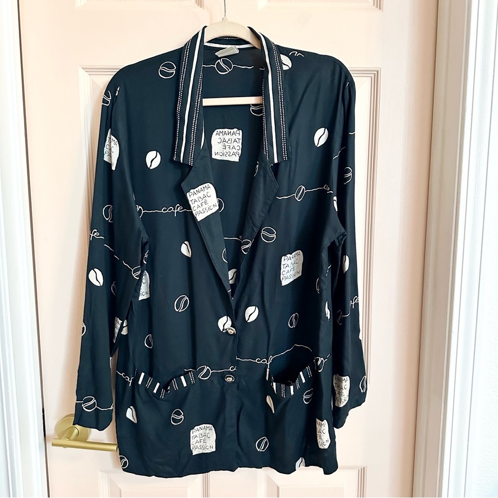 Blue vintage graff blazer
